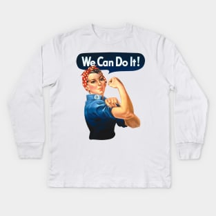 we can do it Kids Long Sleeve T-Shirt